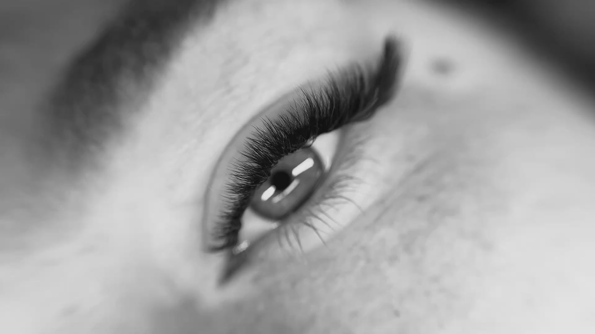 Load video: video of m curl lash extensions